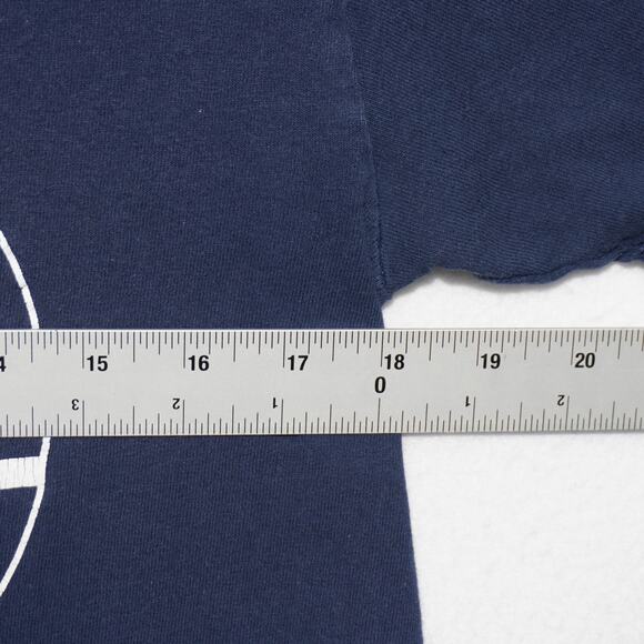 Kick Cancer in the Arse T-Shirt Navy Blue Graphic Tee Gildan Cotton Men’s Medium - Picture 7 of 7